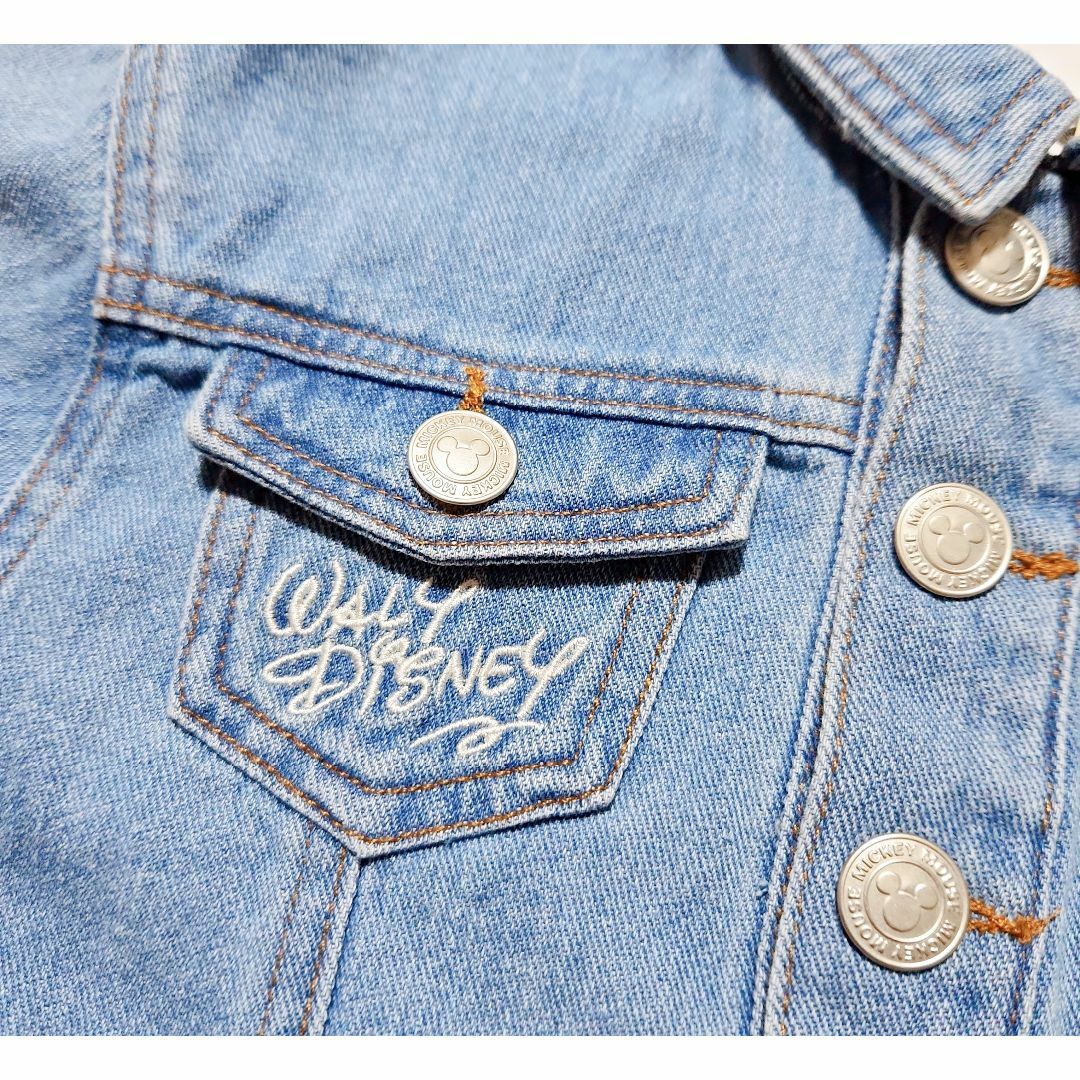 Disney(ディズニー)の新品！しまむら リトシー デニムジャケット 90サイズ キッズ/ベビー/マタニティのベビー服(~85cm)(ジャケット/コート)の商品写真