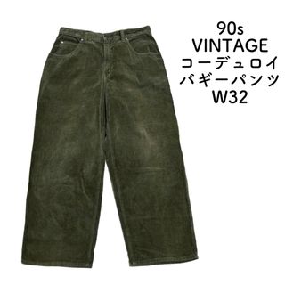 ヴィンテージ(VINTAGE)の90s ビンテージ anchor blue コーデュロイ バギーパンツ ワイド(デニム/ジーンズ)