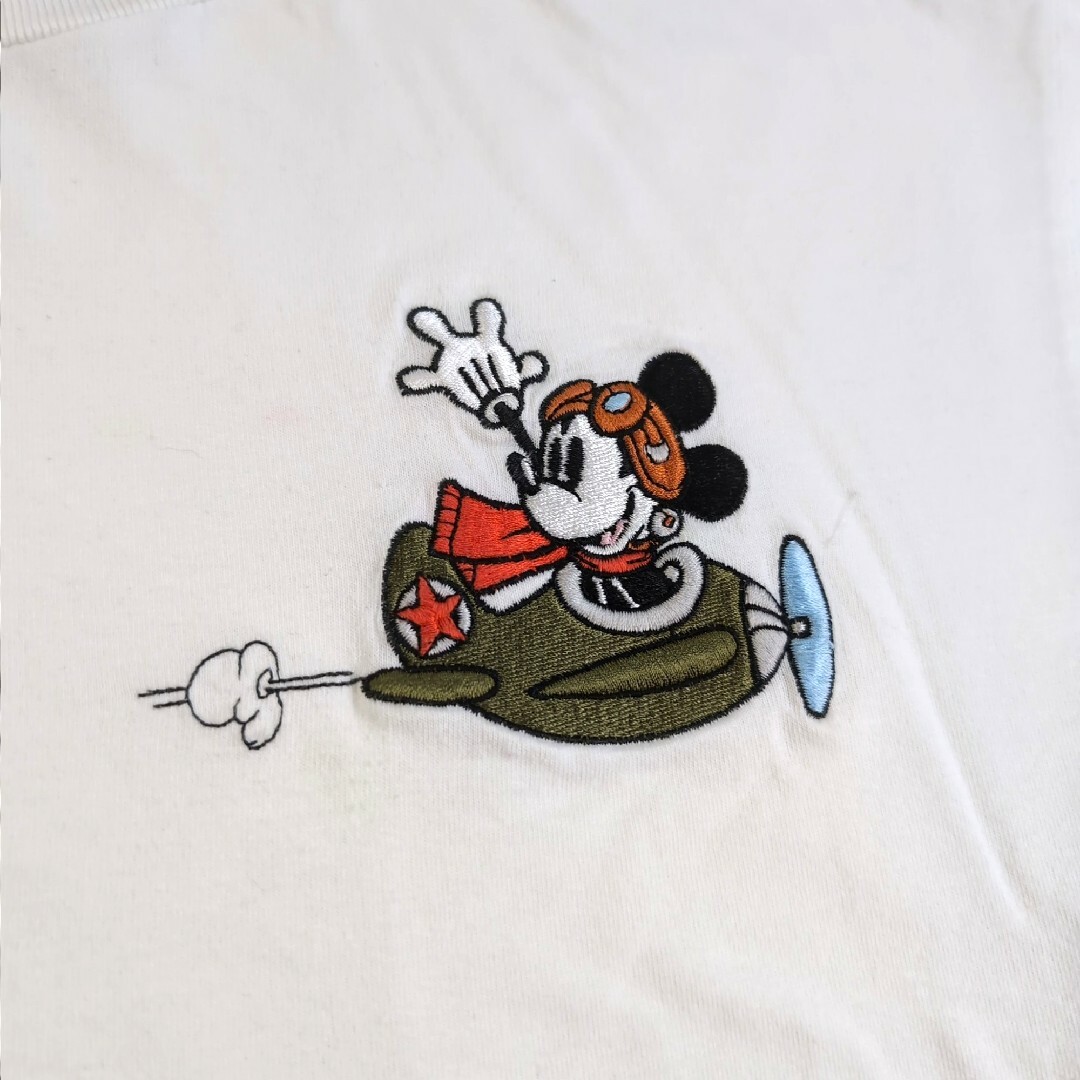Disney(ディズニー)の90s ディズニー DISNEY 刺繍ミニーTシャツ ホワイト M 176 メンズのトップス(Tシャツ/カットソー(半袖/袖なし))の商品写真