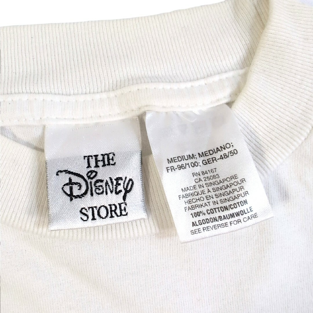 Disney(ディズニー)の90s ディズニー DISNEY 刺繍ミニーTシャツ ホワイト M 176 メンズのトップス(Tシャツ/カットソー(半袖/袖なし))の商品写真