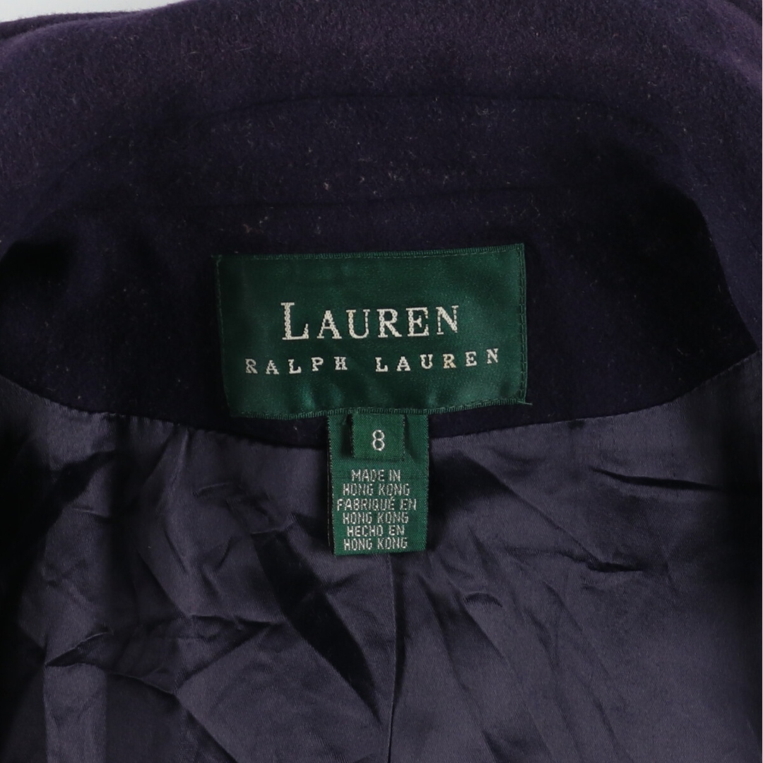 Ralph Lauren(ラルフローレン)の古着 ラルフローレン Ralph Lauren LAUREN ローレン カシミア混 ピーコート Pコート レディースL /eaa414984 レディースのジャケット/アウター(その他)の商品写真