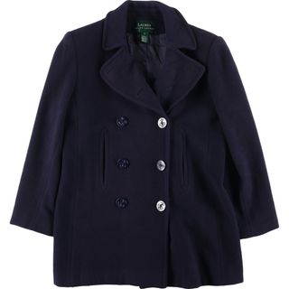 ラルフローレン(Ralph Lauren)の古着 ラルフローレン Ralph Lauren LAUREN ローレン カシミア混 ピーコート Pコート レディースL /eaa414984(その他)