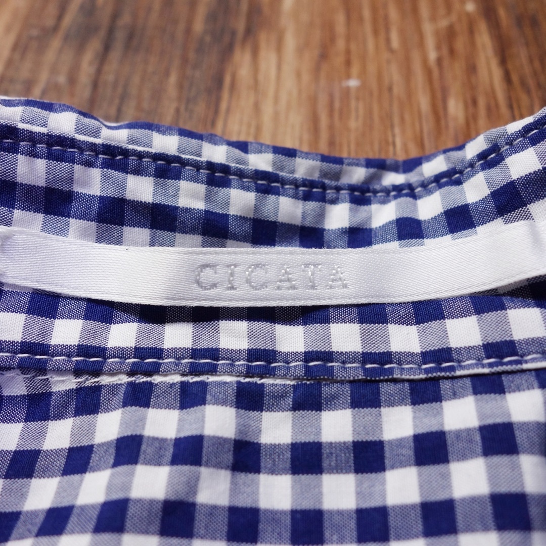 CICATA(シカタ)のサイズ：1（S） 半袖シャツ シカタ メンズ CICATA ネイビー KN40 メンズのトップス(シャツ)の商品写真