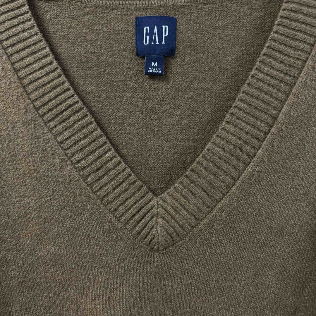 GAP(ギャップ)のGap カシミヤタッチ Vネックセーター ココアパウダーブラウン M ギャップ レディースのトップス(ニット/セーター)の商品写真