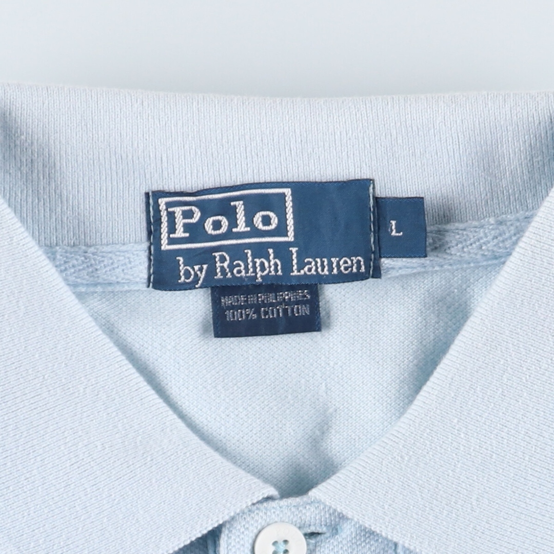 Ralph Lauren(ラルフローレン)の古着 ラルフローレン Ralph Lauren POLO by Ralph Lauren ダブルポニー 半袖 ラガーシャツ メンズM /eaa427585 メンズのトップス(ポロシャツ)の商品写真