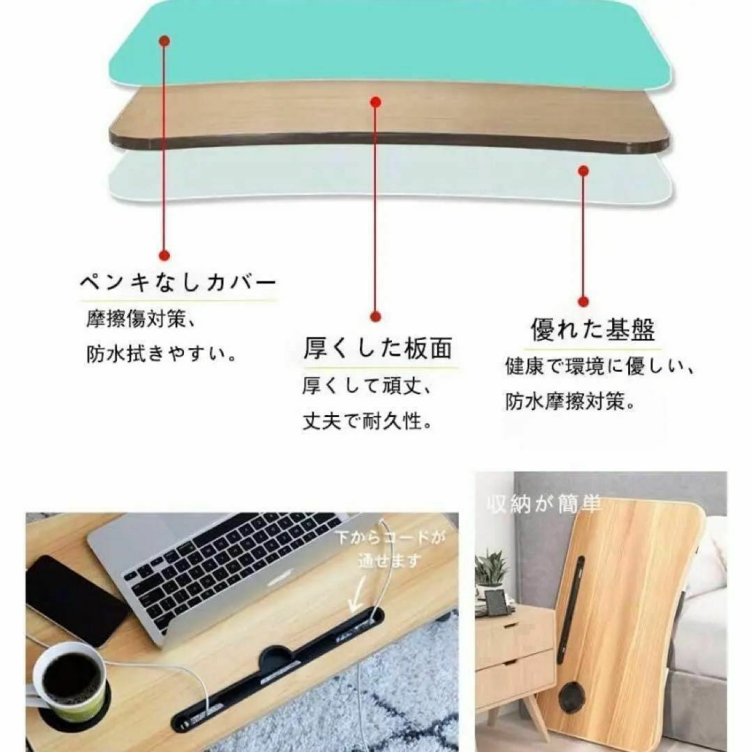 新品　折りたたみ　ローテーブル　ミニテーブル　パソコンやお子様にも インテリア/住まい/日用品の机/テーブル(折たたみテーブル)の商品写真