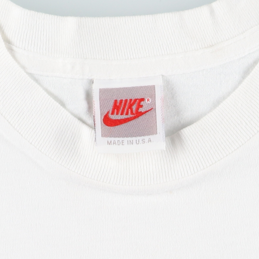 NIKE(ナイキ)の古着 90年代 ナイキ NIKE 銀タグ プリントTシャツ USA製 メンズM ヴィンテージ /eaa431387 メンズのトップス(Tシャツ/カットソー(半袖/袖なし))の商品写真