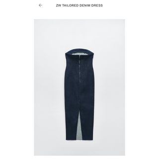 ZARA デニムワンピース