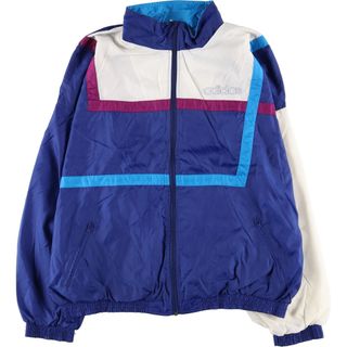 アディダス(adidas)の古着 80年代 アディダス adidas バックロゴ ナイロンジャケット メンズXL ヴィンテージ /eaa426775(ナイロンジャケット)