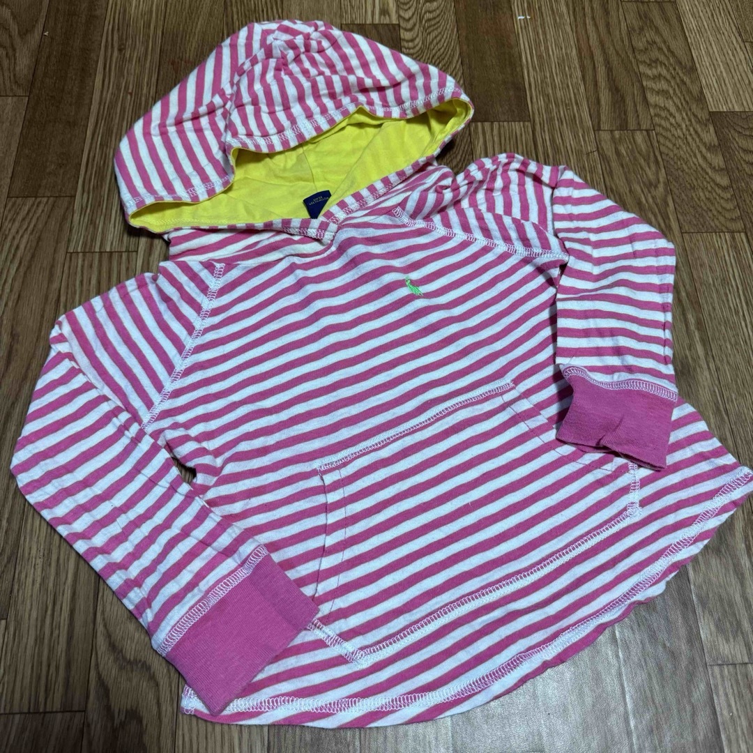 POLO RALPH LAUREN(ポロラルフローレン)のラルフローレン薄手パーカー キッズ/ベビー/マタニティのキッズ服女の子用(90cm~)(Tシャツ/カットソー)の商品写真