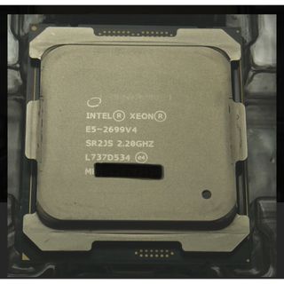 インテル(intel)の動作品 Xeon E5-2699V4  22コア 2.2GHz SR2JS(PCパーツ)