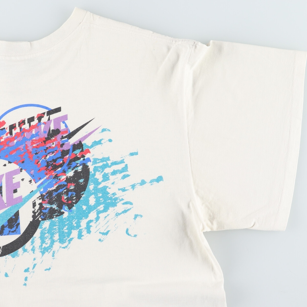 NIKE(ナイキ)の古着 90年代 ナイキ NIKE 銀タグ バックプリント プリントTシャツ USA製 メンズXXL ヴィンテージ /eaa431390 メンズのトップス(Tシャツ/カットソー(半袖/袖なし))の商品写真