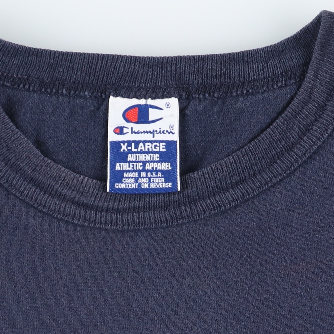 Champion(チャンピオン)の古着 90年代 チャンピオン Champion カレッジTシャツ USA製 メンズXL ヴィンテージ /eaa431399 メンズのトップス(Tシャツ/カットソー(半袖/袖なし))の商品写真