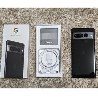 グーグルピクセル(Google Pixel)のGoogle Pixel 7 Pro 256GB SIMフリー Obsidian(スマートフォン本体)