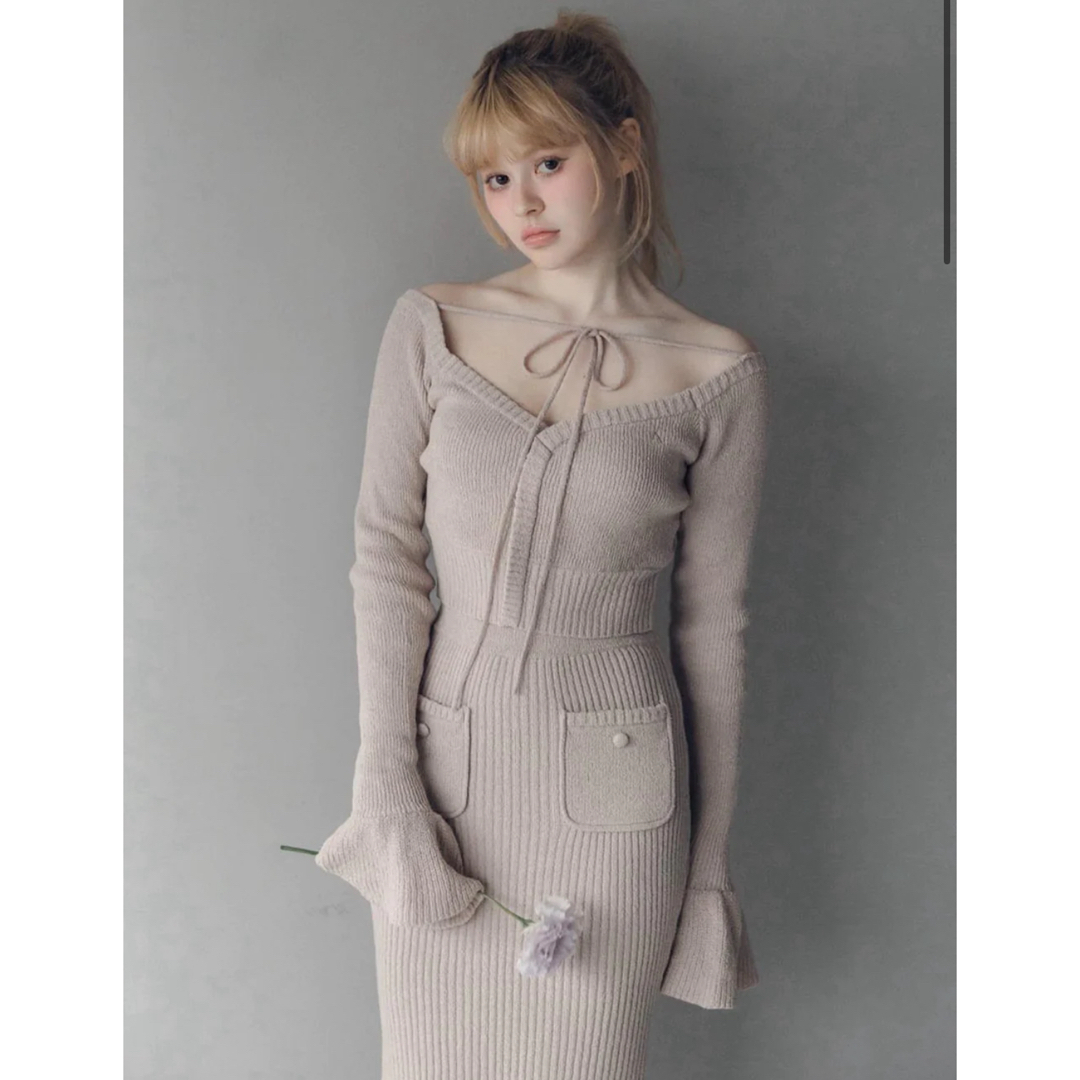 Bubbles - andmary Sophie knit set up グレージュ新品の通販 by ここ