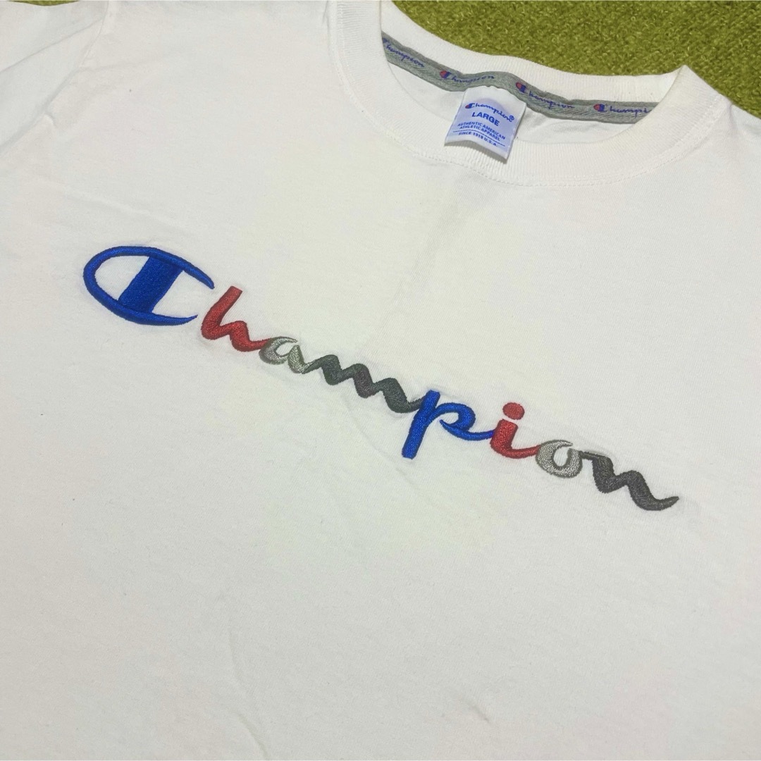 Champion(チャンピオン)のChampion Tシャツ❤️💙🤍 メンズのトップス(Tシャツ/カットソー(半袖/袖なし))の商品写真