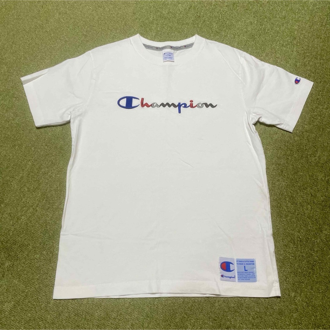 Champion(チャンピオン)のChampion Tシャツ❤️💙🤍 メンズのトップス(Tシャツ/カットソー(半袖/袖なし))の商品写真