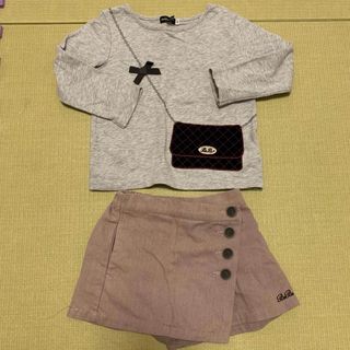 ベベ(BeBe)のBeBe、100、セットアップ(Tシャツ/カットソー)