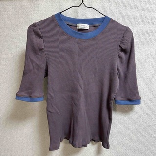 セポ(CEPO)のcepo パフスリーブボーダー(Tシャツ(半袖/袖なし))