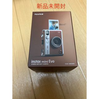 富士フイルム - instax mini evo 新品　チェキ　ブラウン　茶　FUJIFILM