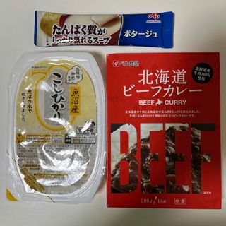 レトルト食品　レトルトカレー　無印食品　3種南インドのカレーボンカレー　大辛(レトルト食品)