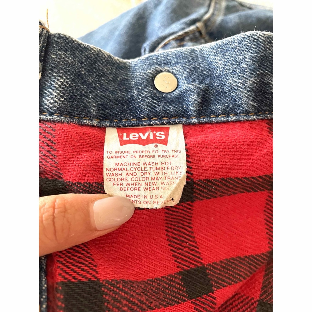 Levi's - 80s USA製 Levis 57529-0418 デニムジャケット 裏地 Levi's - 80s USA製 Levis 57529-0418 デニムジャケット 裏地