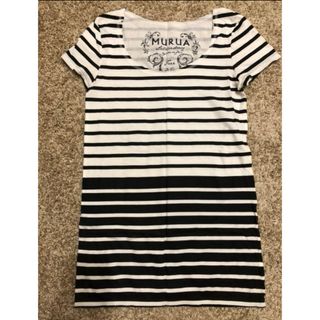 MURUA - MURUA ボーダーTシャツ　FREE