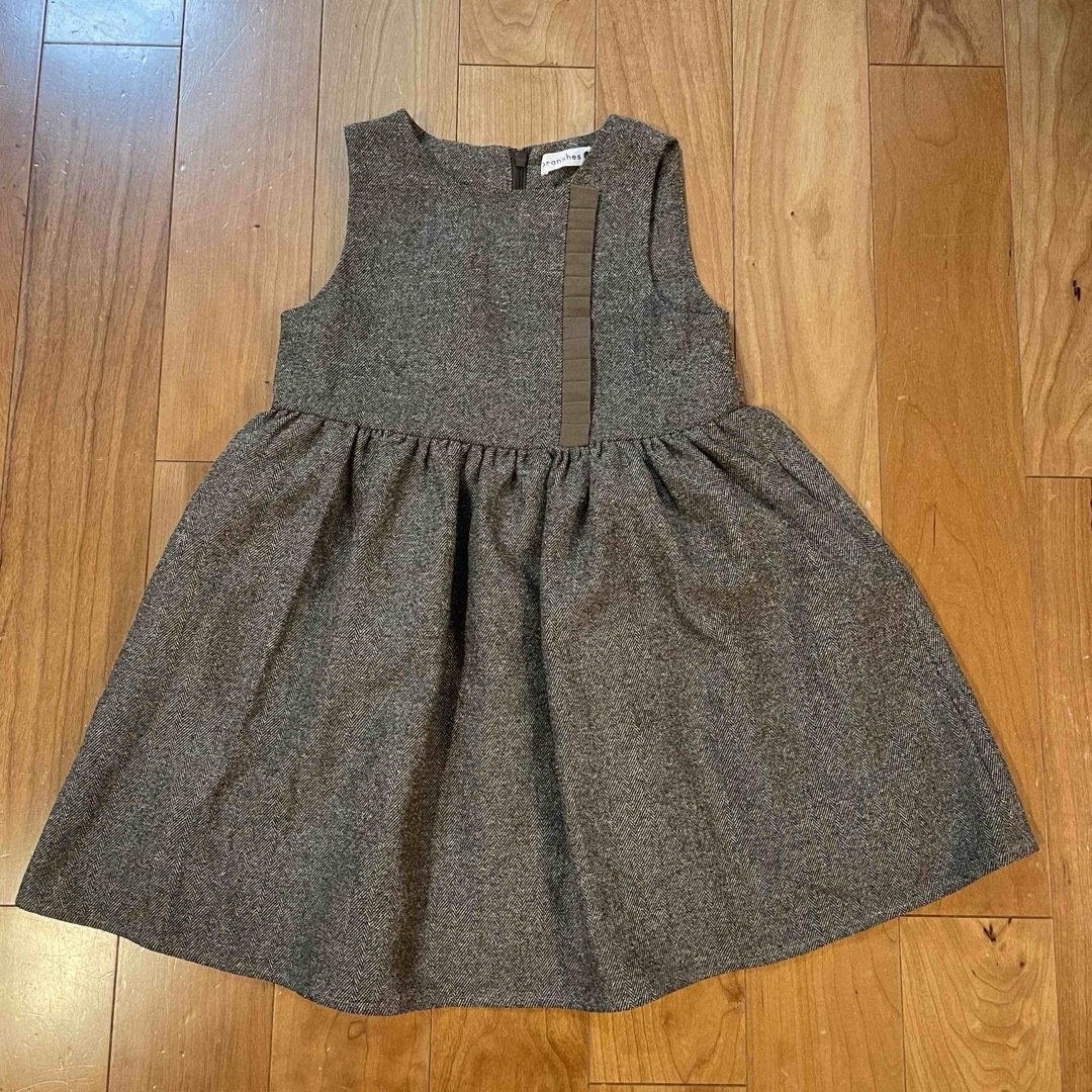 Branshes(ブランシェス)の【美品】キッズ、ワンピース、110 キッズ/ベビー/マタニティのキッズ服女の子用(90cm~)(ワンピース)の商品写真