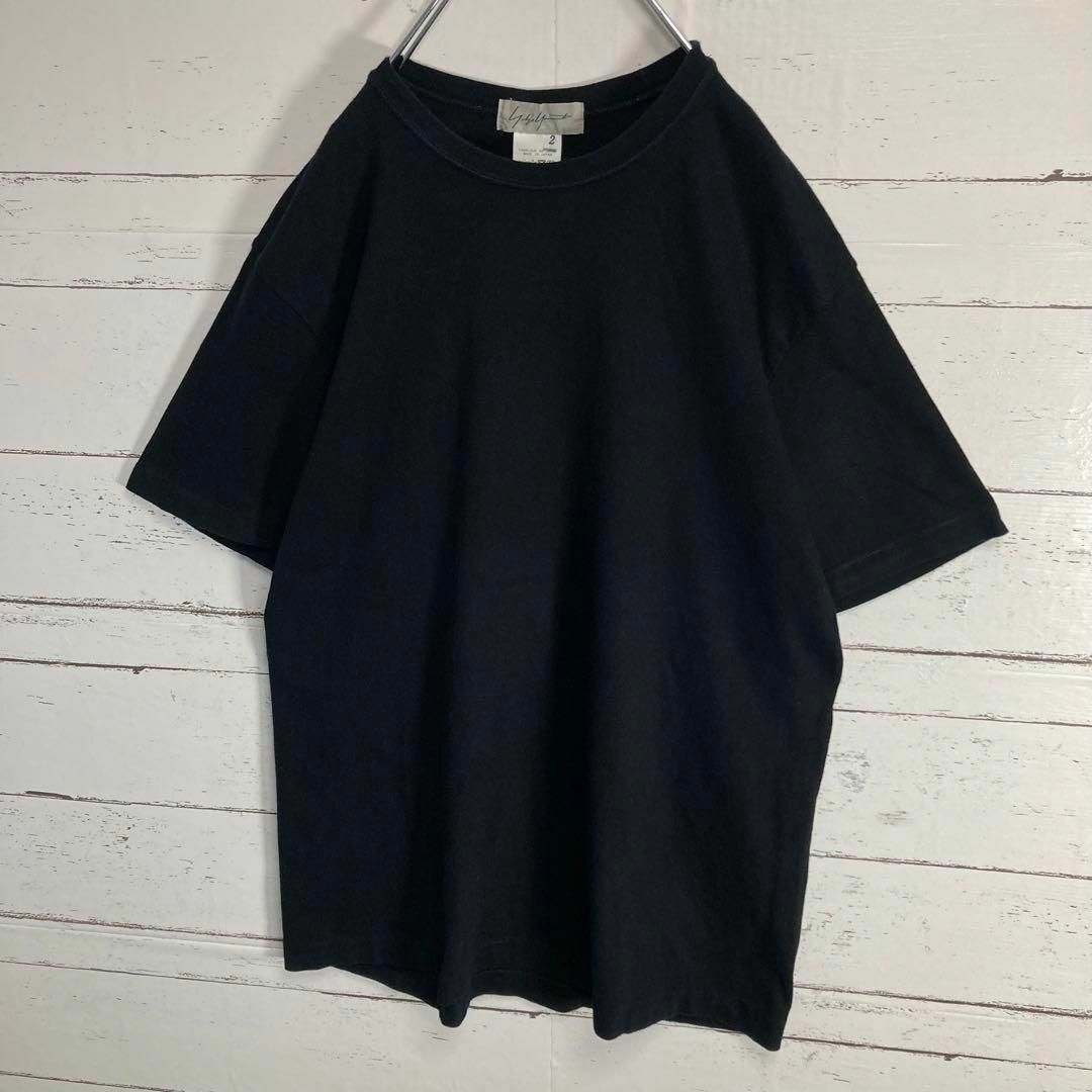 Yohji Yamamoto(ヨウジヤマモト)の【Lサイズ相当】ヨウジヤマモト☆バックロゴ Tシャツ 入手困難 即完売 黒 メンズのトップス(Tシャツ/カットソー(半袖/袖なし))の商品写真