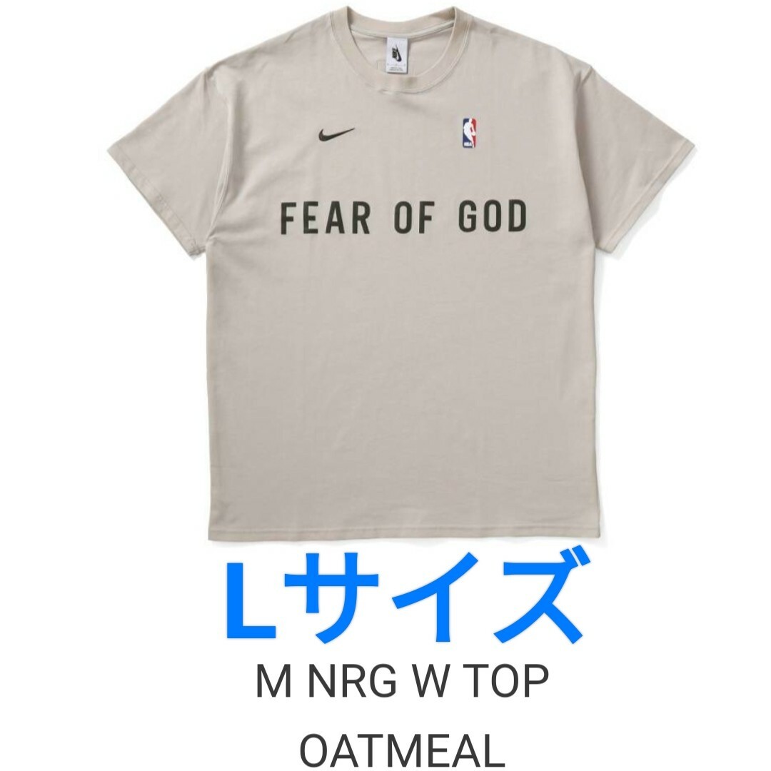 FEAR OF GOD(フィアオブゴッド)の新品未使用 Lサイズ Nike fear of god Tシャツ オートミール メンズのトップス(Tシャツ/カットソー(半袖/袖なし))の商品写真