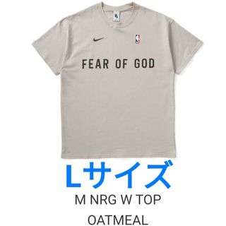 フィアオブゴッド(FEAR OF GOD)の新品未使用 Lサイズ Nike fear of god Tシャツ オートミール(Tシャツ/カットソー(半袖/袖なし))