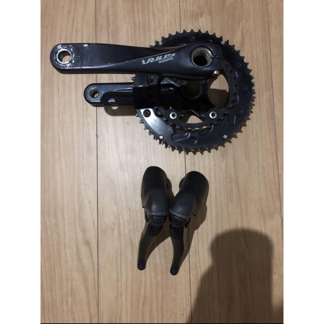 SHIMANO(シマノ)のsti レバー r3000 ソラ sora クランク スポーツ/アウトドアの自転車(パーツ)の商品写真