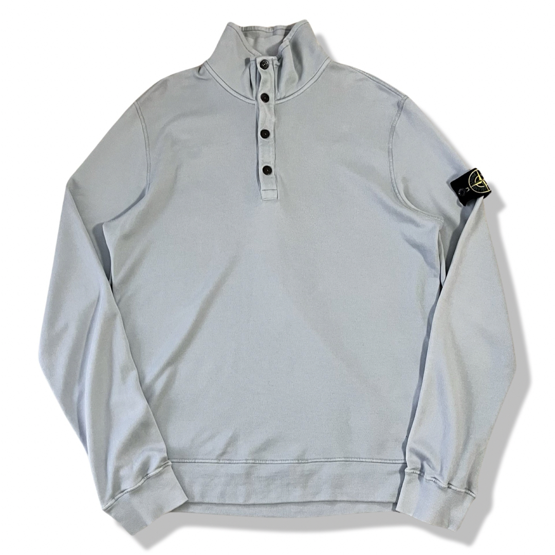 STONE ISLAND(ストーンアイランド)の【2012SS】STONE ISLAND ハイネックハーフボタンスウェット XL メンズのトップス(スウェット)の商品写真