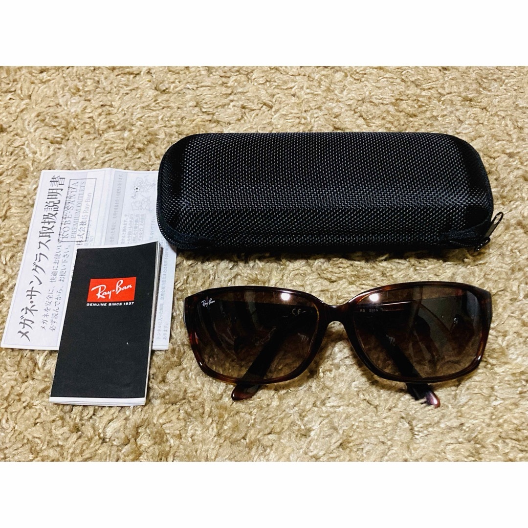 Ray-Ban(レイバン)の美品 レイバン 純正 サングラス RB2161 ダークブラウン Ray Ban レディースのファッション小物(サングラス/メガネ)の商品写真