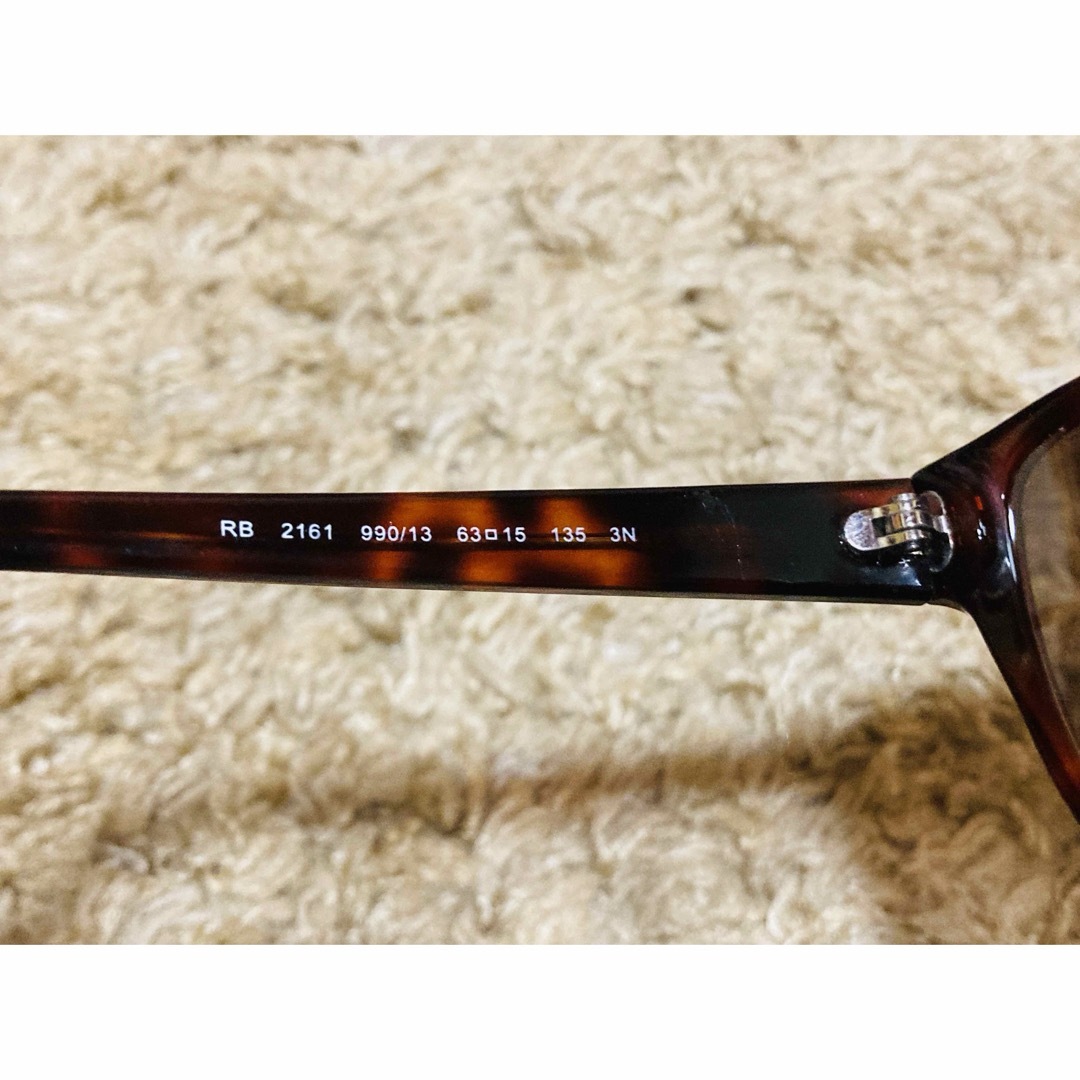 Ray-Ban(レイバン)の美品 レイバン 純正 サングラス RB2161 ダークブラウン Ray Ban レディースのファッション小物(サングラス/メガネ)の商品写真