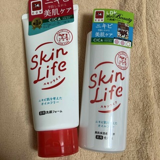 牛乳石鹸 - スキンライフ 薬用洗顔フォームと化粧水