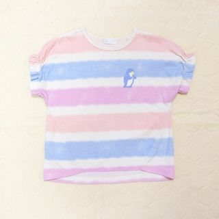 コンビミニ(Combi mini)のコンビミニ ペンギン半袖Tシャツ ライトピンク(Tシャツ/カットソー)