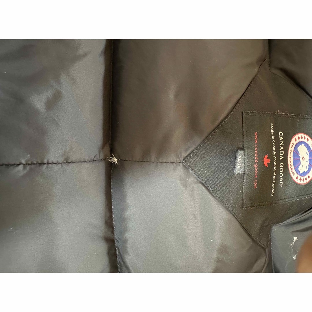 CANADA GOOSE(カナダグース)の黒　カナダグース　ブラックレーベル　ジャスパー　ダウンジャケット レディースのジャケット/アウター(ダウンジャケット)の商品写真