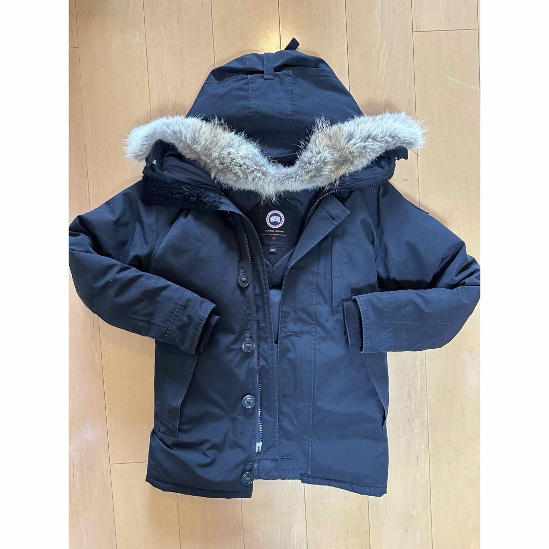 CANADA GOOSE(カナダグース)の黒　カナダグース　ブラックレーベル　ジャスパー　ダウンジャケット レディースのジャケット/アウター(ダウンジャケット)の商品写真