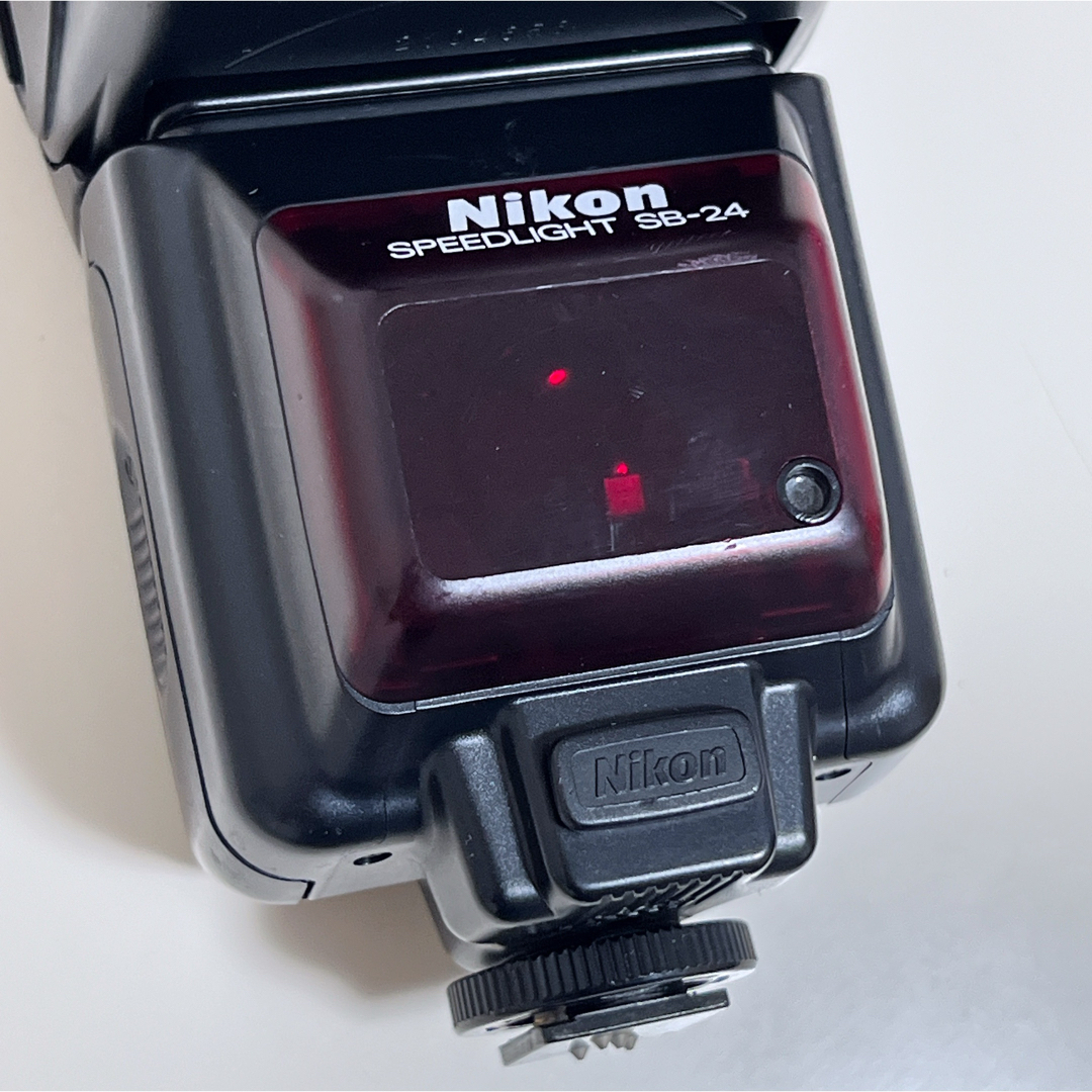 Nikon(ニコン)の☆美品☆NikonニコンフラッシュNikon Speedlight SB-24  スマホ/家電/カメラのカメラ(ストロボ/照明)の商品写真