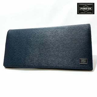 ポーター(PORTER)の【極美品】未使用品 PORTER ポーター カレント 長財布 ネイビー(長財布)