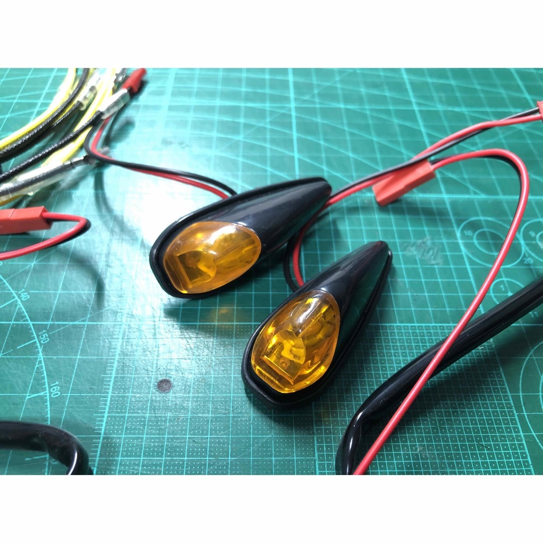 小型LEDウインカー　ミニウインカー　LEDウインカー　ハイフラ防止リレー 自動車/バイクのバイク(パーツ)の商品写真