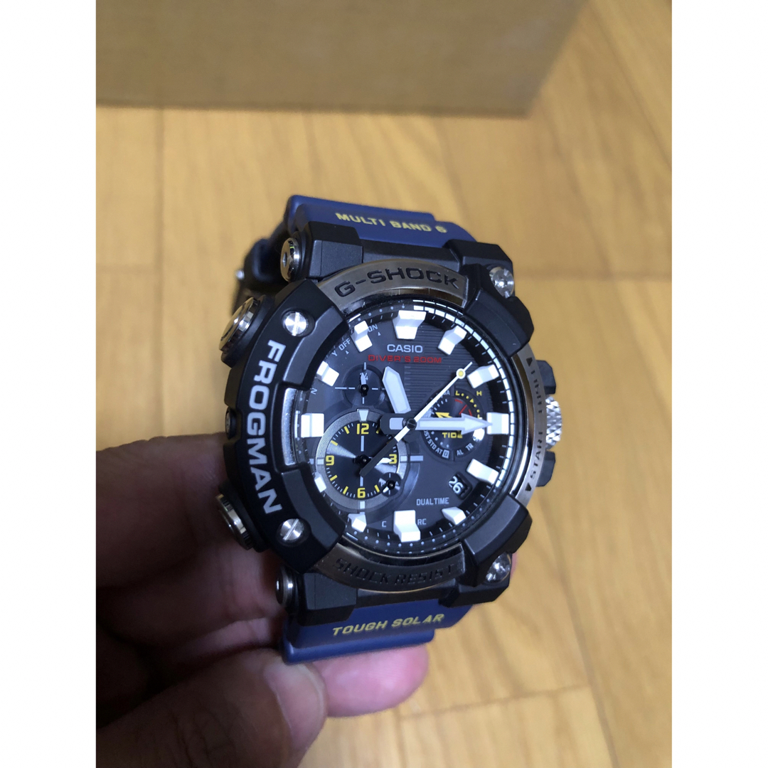 G-SHOCK(ジーショック)のG SHOCK フロッグマン アナログ　GWF-A1000-1A2JF 美品 メンズの時計(腕時計(アナログ))の商品写真