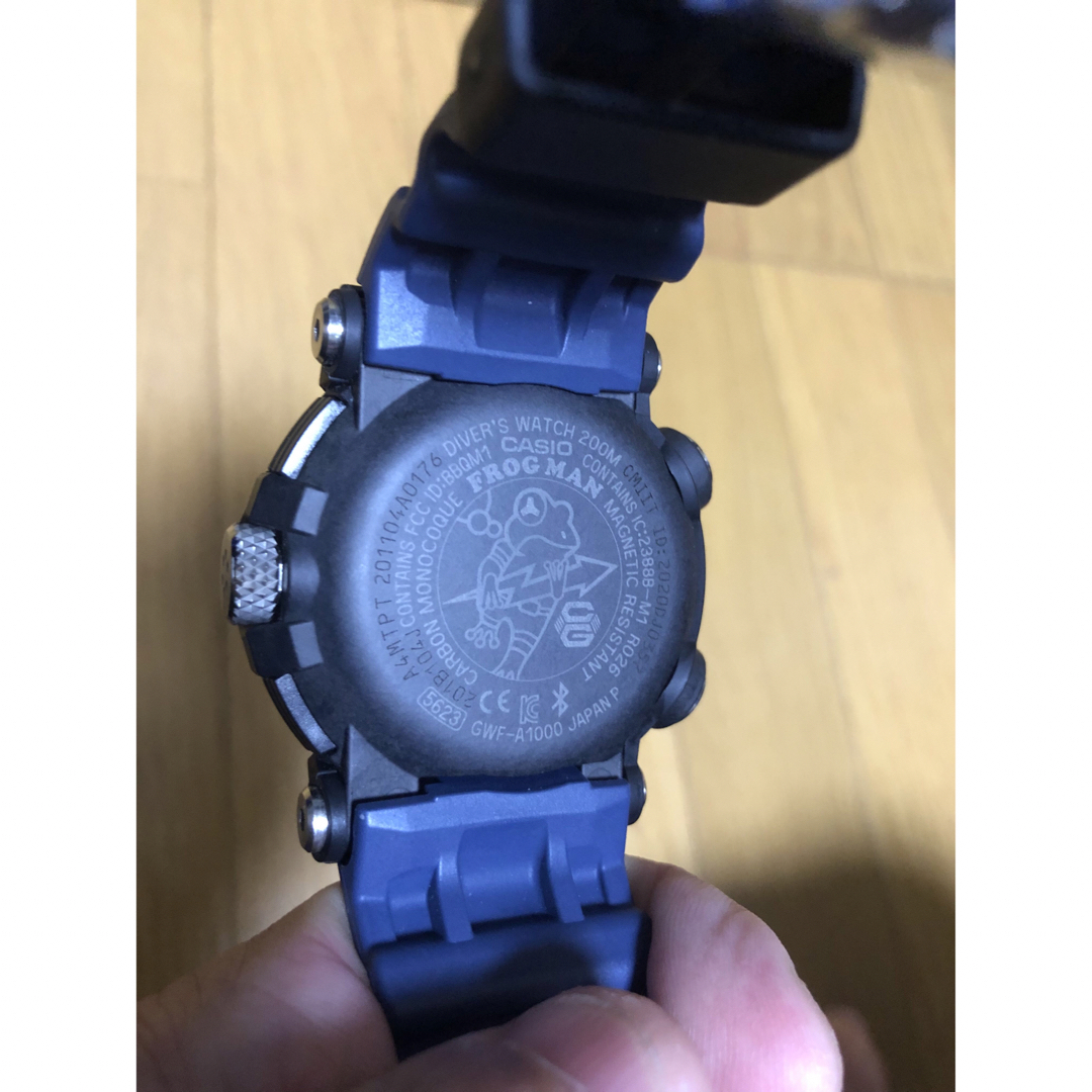 G-SHOCK(ジーショック)のG SHOCK フロッグマン アナログ　GWF-A1000-1A2JF 美品 メンズの時計(腕時計(アナログ))の商品写真