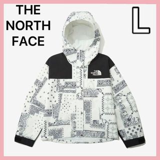 ザノースフェイス(THE NORTH FACE)の韓国 ノースフェイス マウンテンジャケット パーカー レディース ペイズリー(ナイロンジャケット)