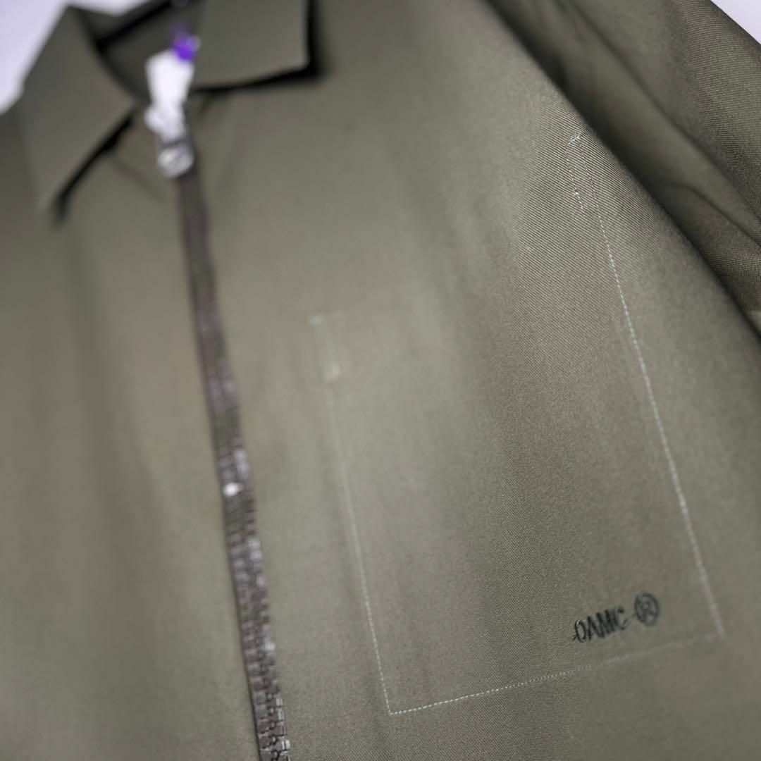 OAMC(オーエーエムシー)のOAMC IAN SHIRT ジップシャツ Mサイズ  オリーブグリーン メンズのトップス(シャツ)の商品写真