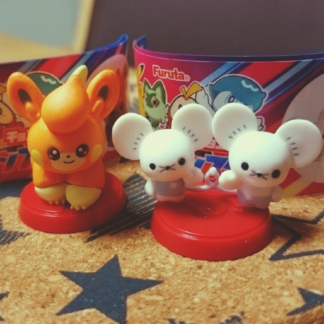 ポケモン(ポケモン)のポケモン⭐チョコエッグ✨パモ·ワッカネズミ エンタメ/ホビーのおもちゃ/ぬいぐるみ(キャラクターグッズ)の商品写真