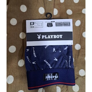 PLAYBOY - 【新品】PLAYBOY ボクサーパンツ 紺色 赤