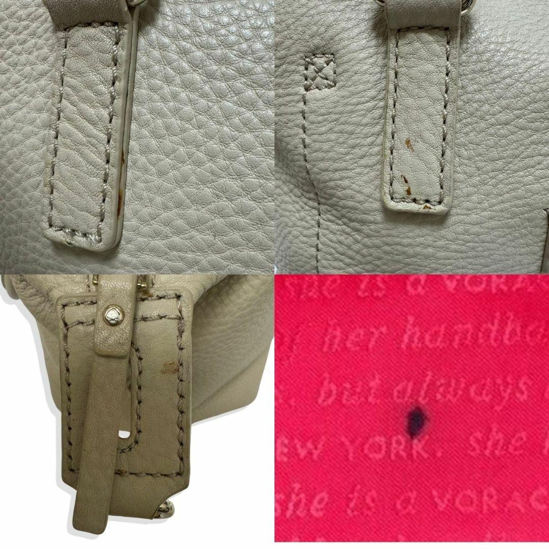 kate spade new york(ケイトスペードニューヨーク)の良品 ケイトスペードKate spade2way/ショルダーバッグレザーベージュ レディースのバッグ(ショルダーバッグ)の商品写真