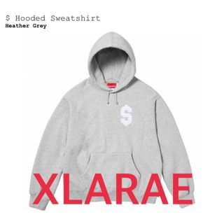 シュプリーム(Supreme)のSupreme $ Hooded Sweatshirt Grey XL(パーカー)